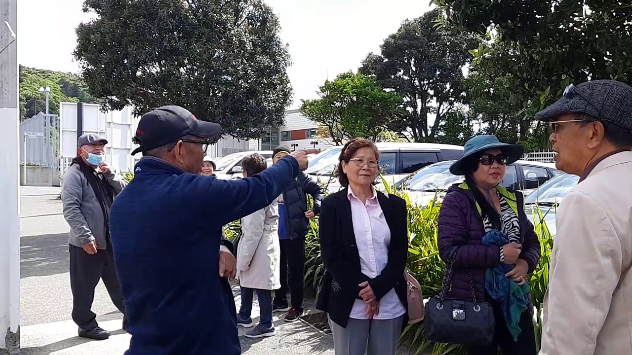 Demonstration in front of Chinese embassy in Wellington, NZ-1