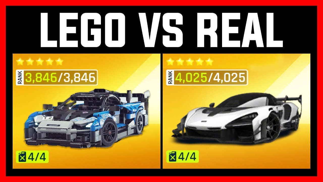 Asphalt 9 McLaren Senna GTR VS Lego McLaren Senna GTR