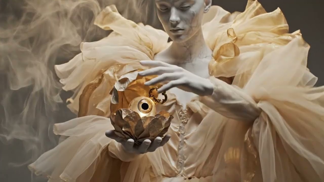 AI Music Video - Heartbeat Slow on White Salt - 4K
