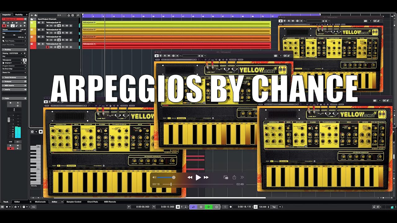 Arpeggios by Chance with Cherry Audio's Yellowjacket