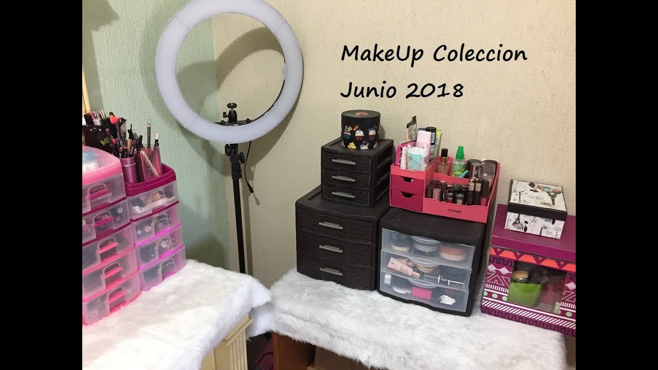 ♥Colección de Maquillaje 2018 + Organización para espacios pequeños♥