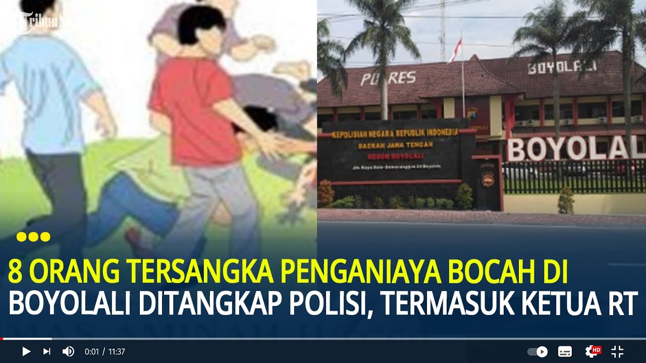 8 Orang Tersangka Penganiaya Bocah di Boyolali Ditangkap Polisi, Termasuk Ketua RT