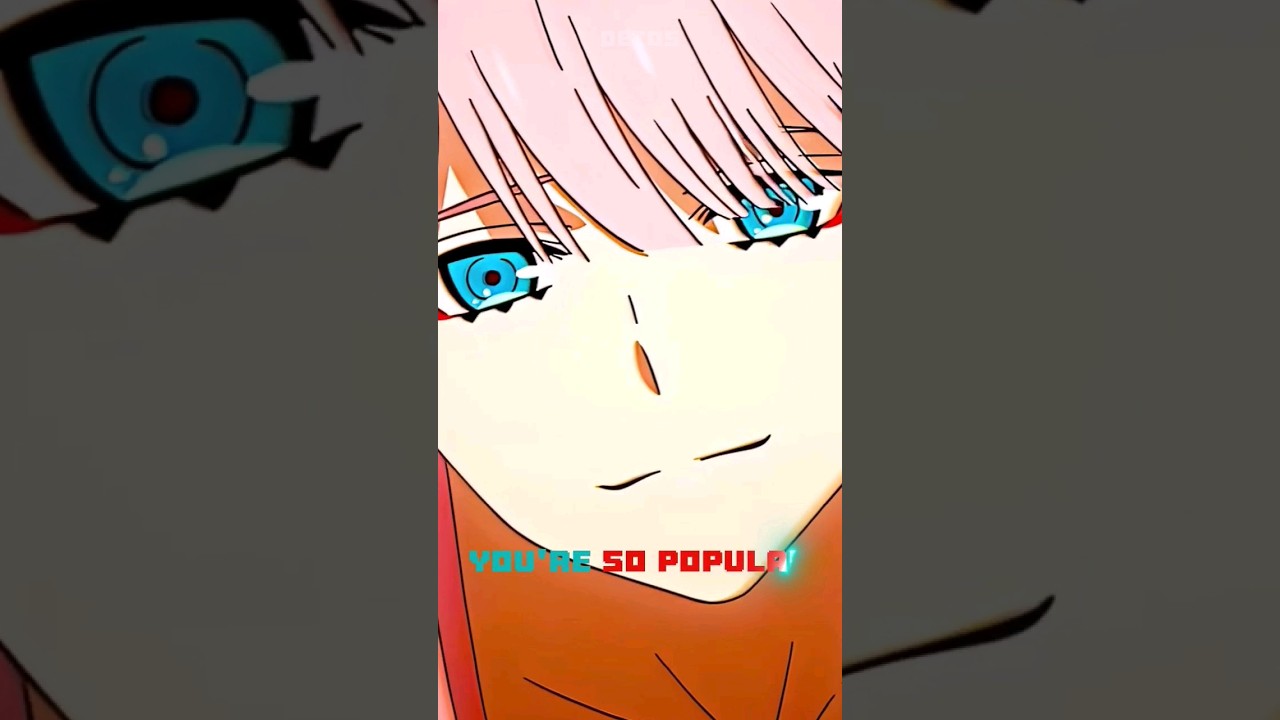 Zero Two😍 She so Pretty [DARLING in the FRANXX] #shorts #animeedit