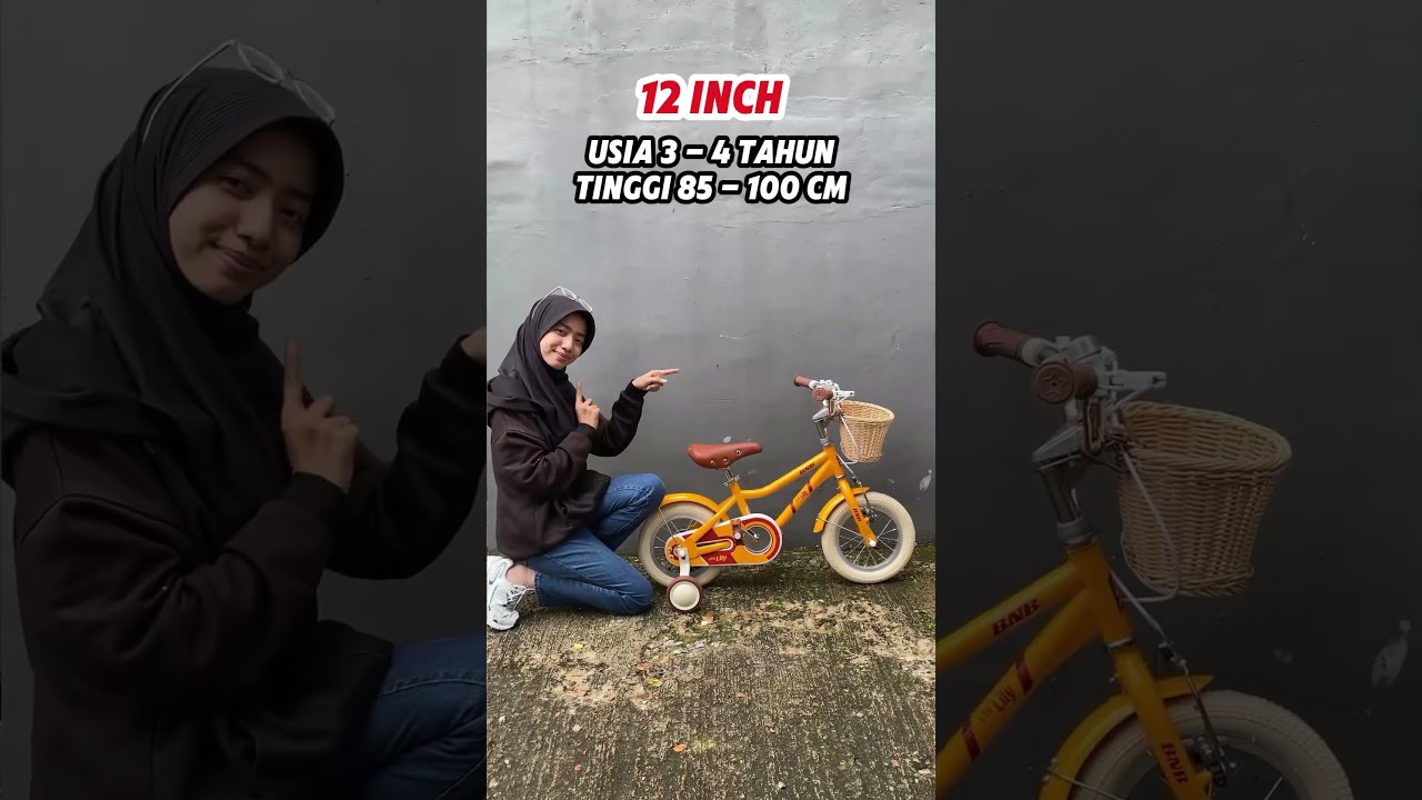 Yuk kenali cara memilih sepeda untuk si kecil 😍✨ #sepedaanak #bikenbike