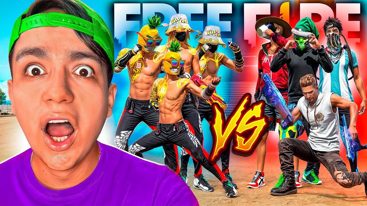 EQUIPO MARIPOSA VERSUS 4 SUCOS VERIFICADOS EN FREE FIRE😈😱!!