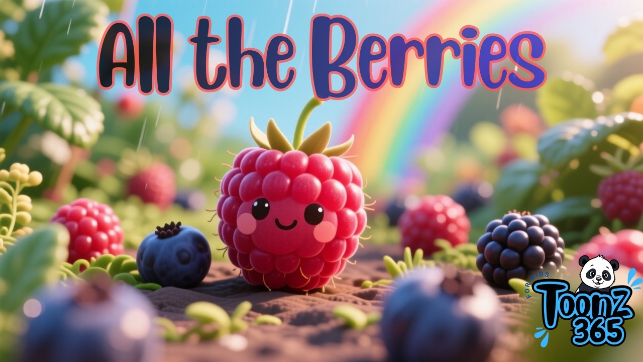 All the Berries Song 🍓🫐 | 2 Minute Fun Kids Rhyme | Learn Berry Names for Children