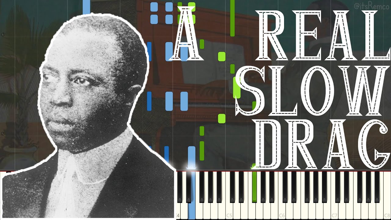 Scott Joplin - A Real Slow Drag 1911: Act 3 from the Treemonisha Opera (Ragtime Piano Synthesia)