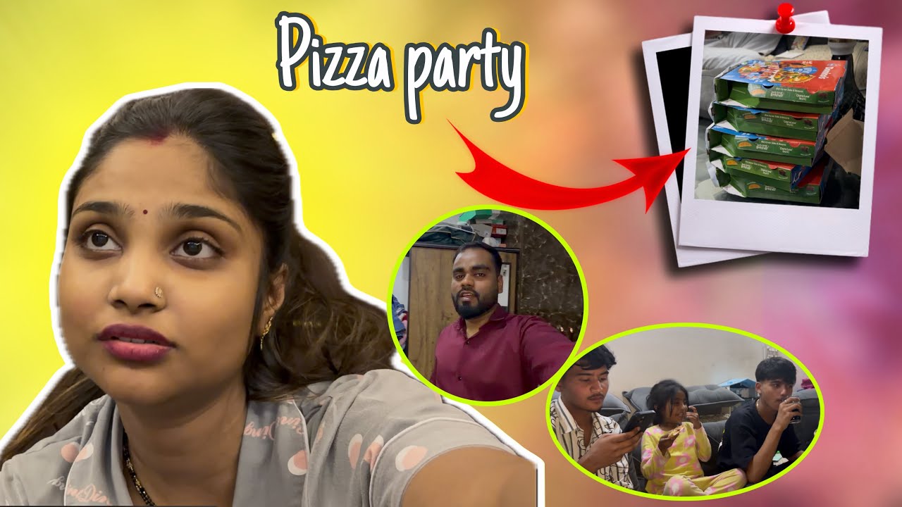 Pizza party 🥳🥳