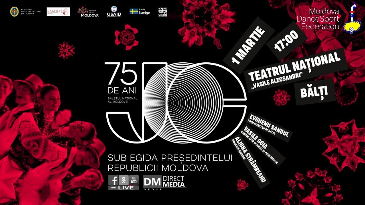 Live: Spectacol aniversar JOC - 75 Ani / Or. Bălți 01.03.2020