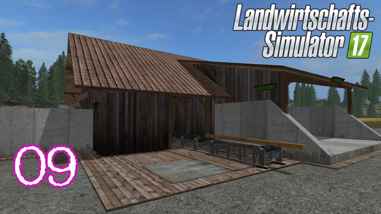 Landwirtschafts Simulator 17 ▶ #09 - Sägewerk Fabrik Script Mod - German Deutsch