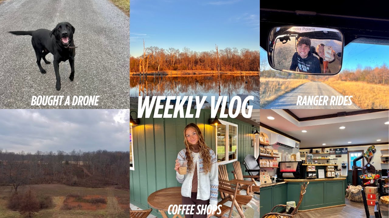 VLOG: Ranger rides, coffee shops, & I bought a drone