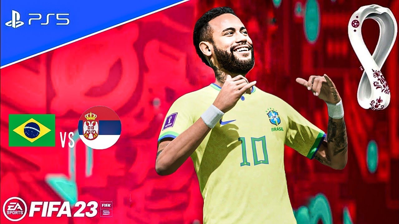 FIFA 23 - Brazil vs Serbia - Qatar World Cup 2022 Group Stage Match | PS5™ [4K60]