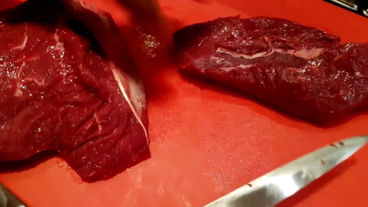 Steakh&uuml;fte: Parieren und Portionieren - How to cut a Rump Steak