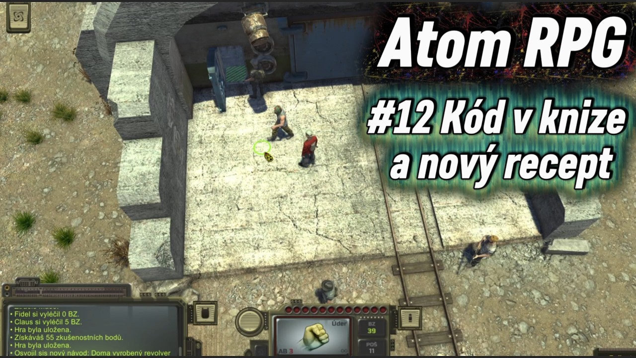 Atom RPG CZ | Gameplay #12 | Kód v knize z radiační zóny | Nový recept na 
