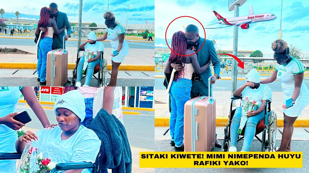 Don't watch if not Strong!😭 Drama at Airport✈️ Alikataliwa Juu ni kiwete na Rafikiye akachaguliwa🙆💔