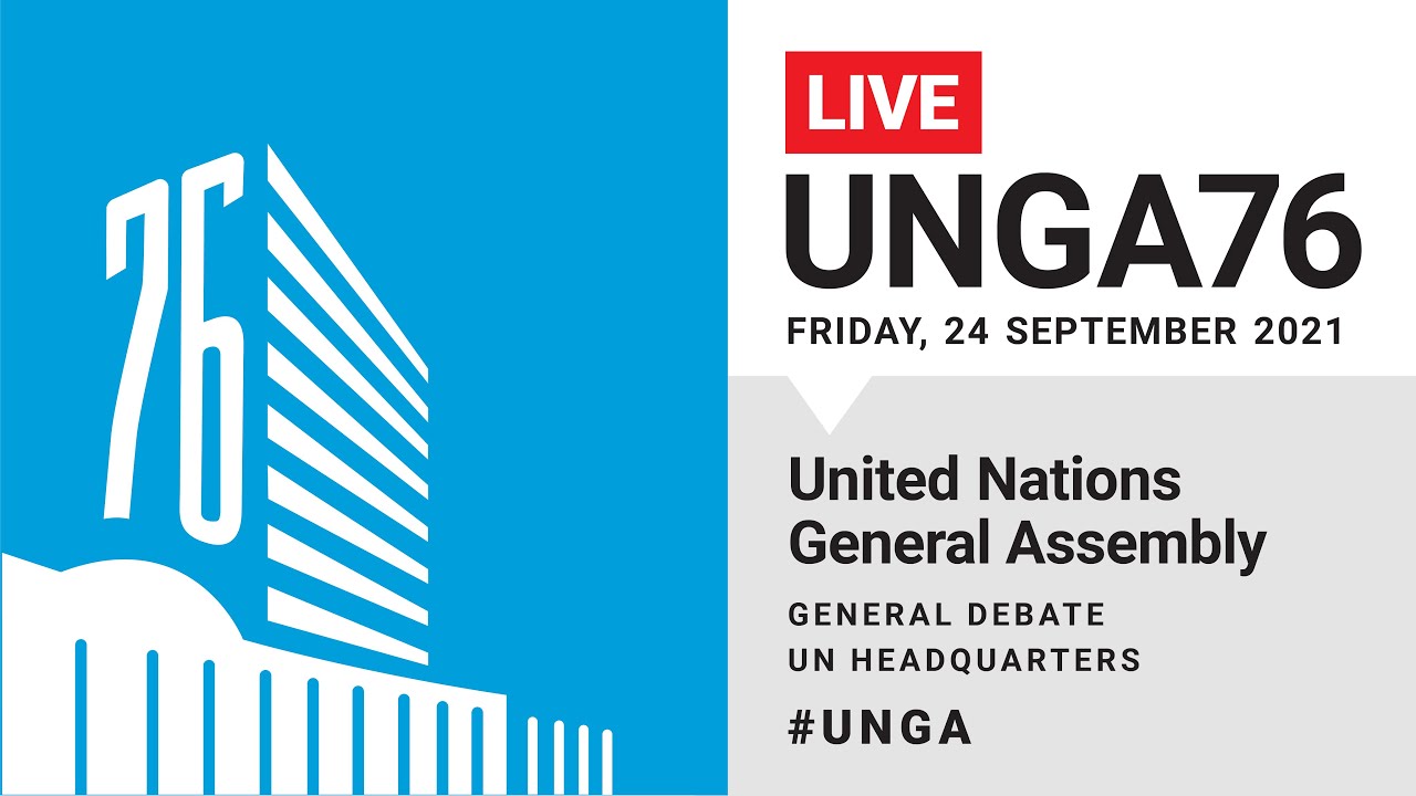#UNGA76 General Debate Live (Greece, Pakistan, Palestine & More) - 24 September 2021