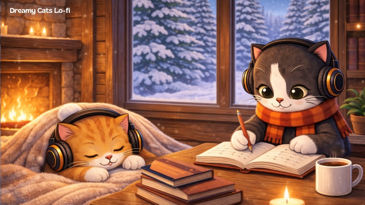 quiet effort still counts ❄️ cozy lo-fi jazz for study, work & gentle rest