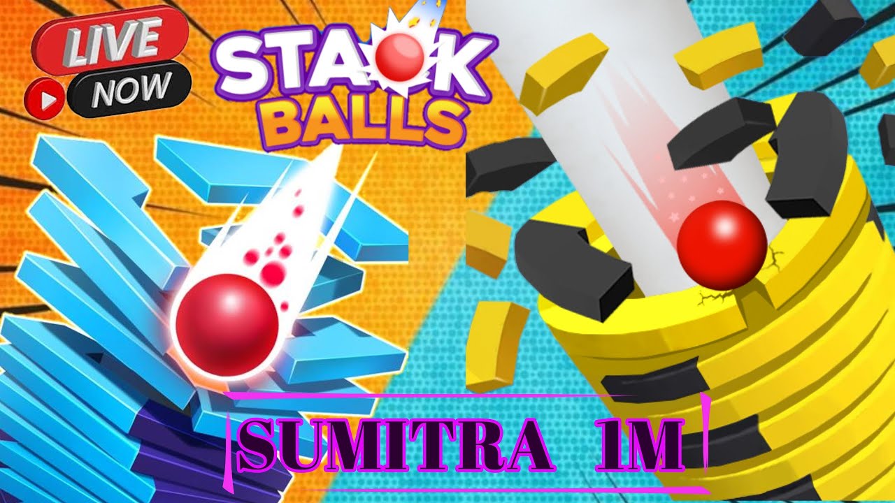 🔴 Stack Ball Live Gameplay | Hindi Voice | Day 27 | 1 Hour Live #shorts #shortlivestream #games