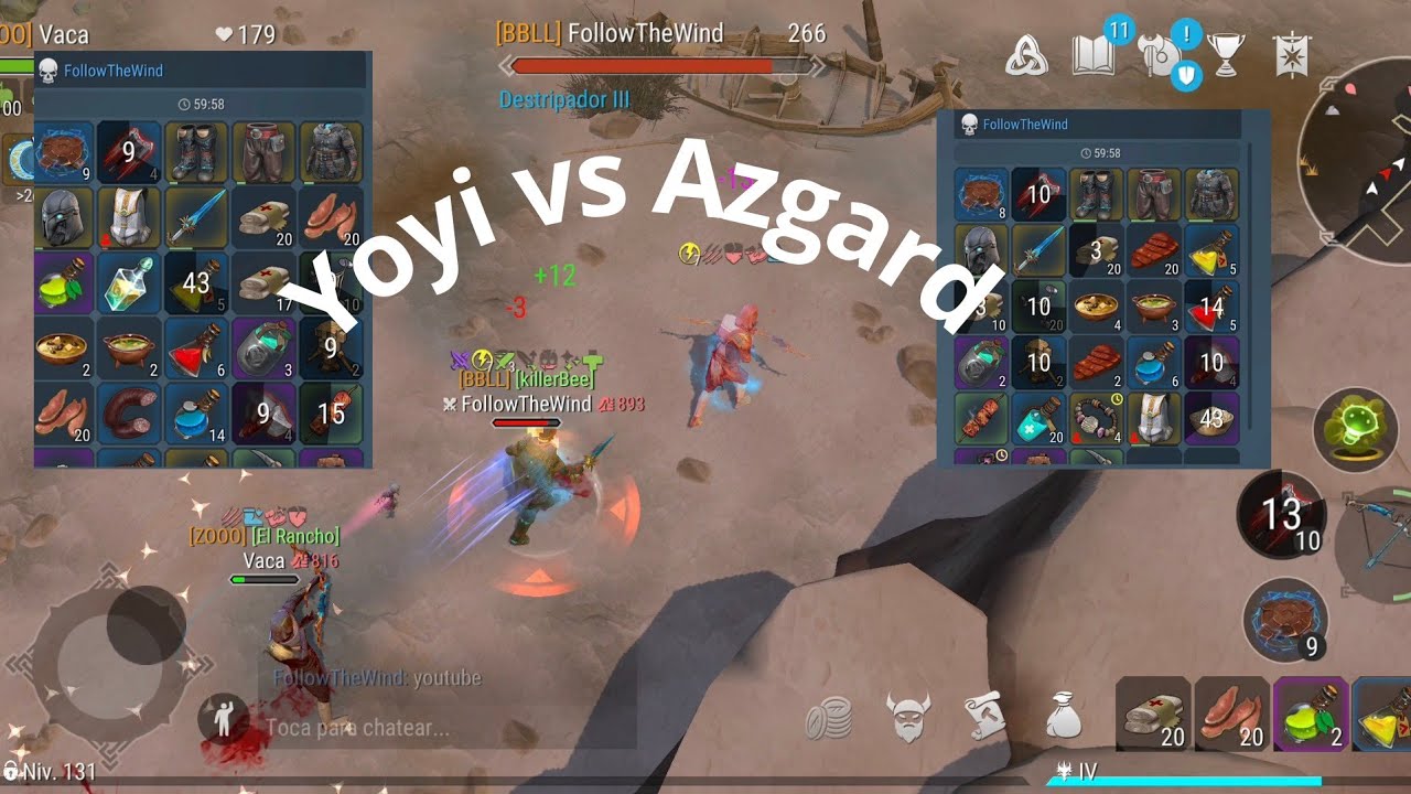 Yoyi VS Azgard 😈🔥🔥💀 | Frostborn | PVP 1V1 