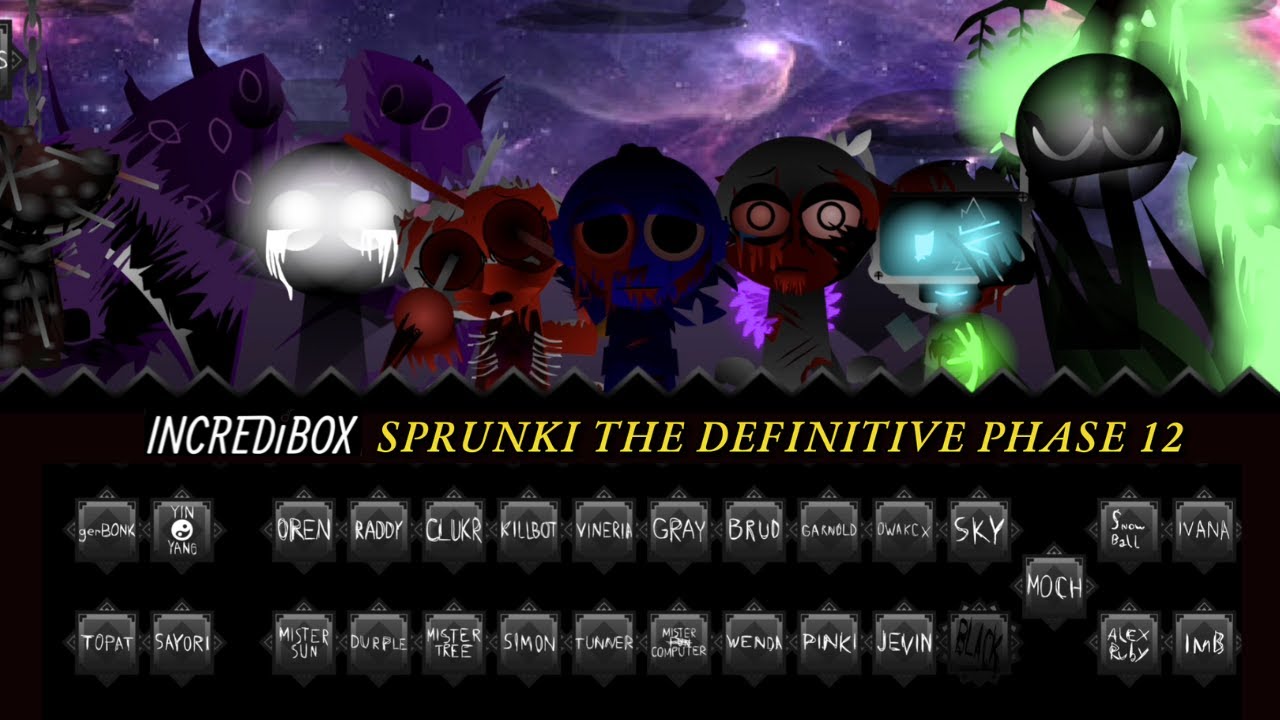 Incredibox - Sprunki (The Definitive Phase 12) Remaster - Gameplay Showcase