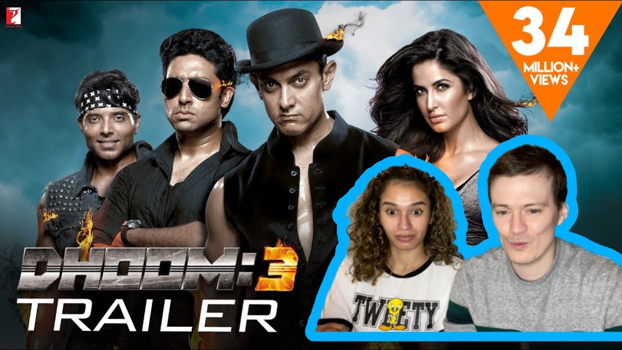НАША РЕАКЦИЯ НА ОФИЦИАЛЬНЫЙ ТРЕЙЛЕР DHOOM:3 Аамир Кхан, Абхишек Баччан, Катрина Каиф | UdayChopra