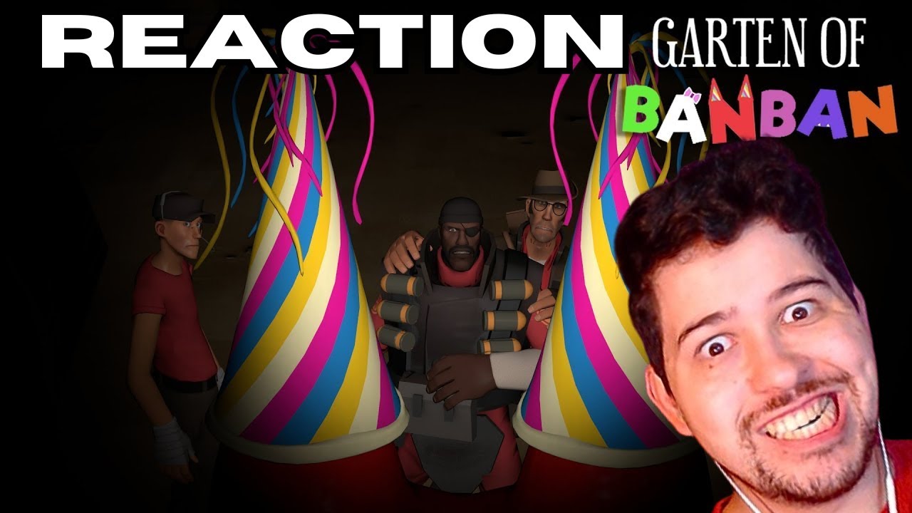 (TF2 AI/SFM) The Mercs Play Garten of Banban 2 Reaction