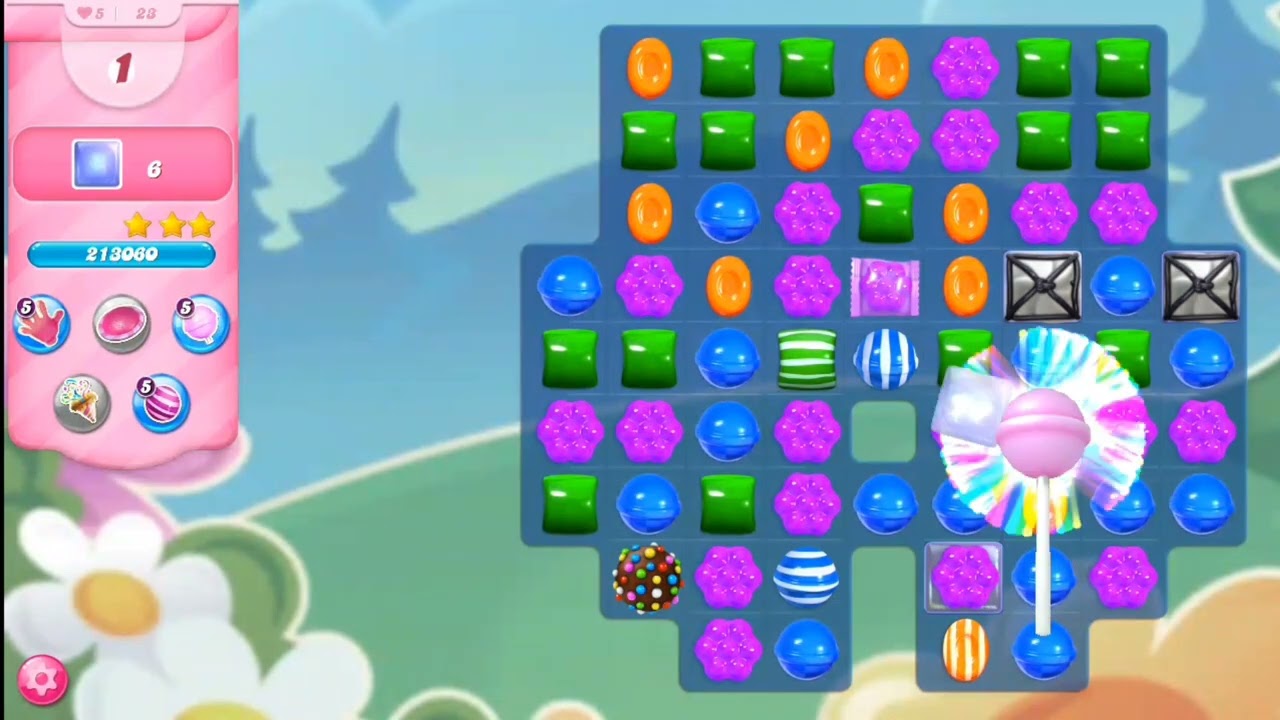 Candy Crush Saga Level 23 Super Crush | Candy Crush Saga Gameplay
