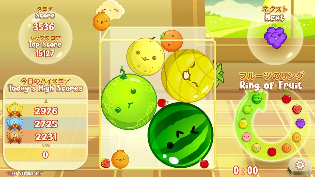 【スイカゲーム】🍊🍉 試合中にスイカを獲得する！#687