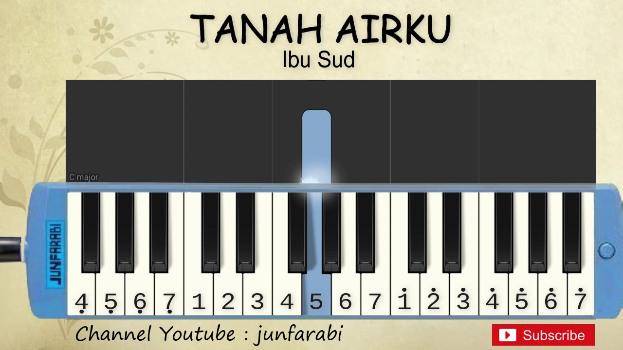 tanah airku not pianika