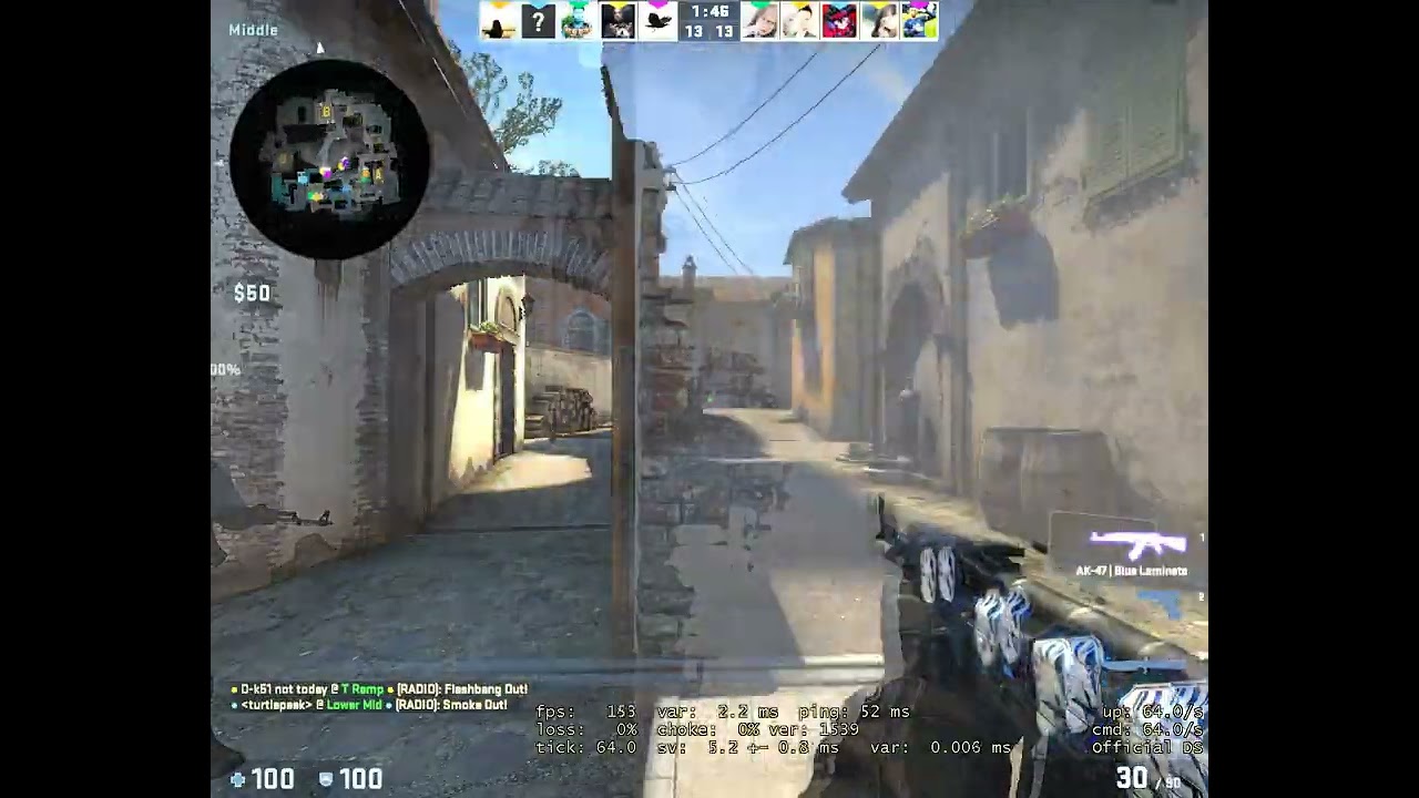 turtlepeek 1v3 clutch, 4 kills
