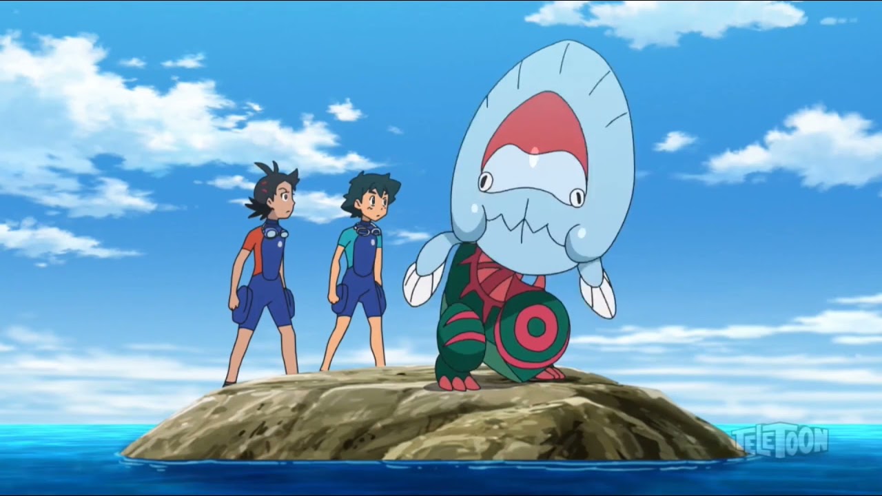 Pokemon Journeys Dracovish Knows Fishious Rend Other Than WaterGun