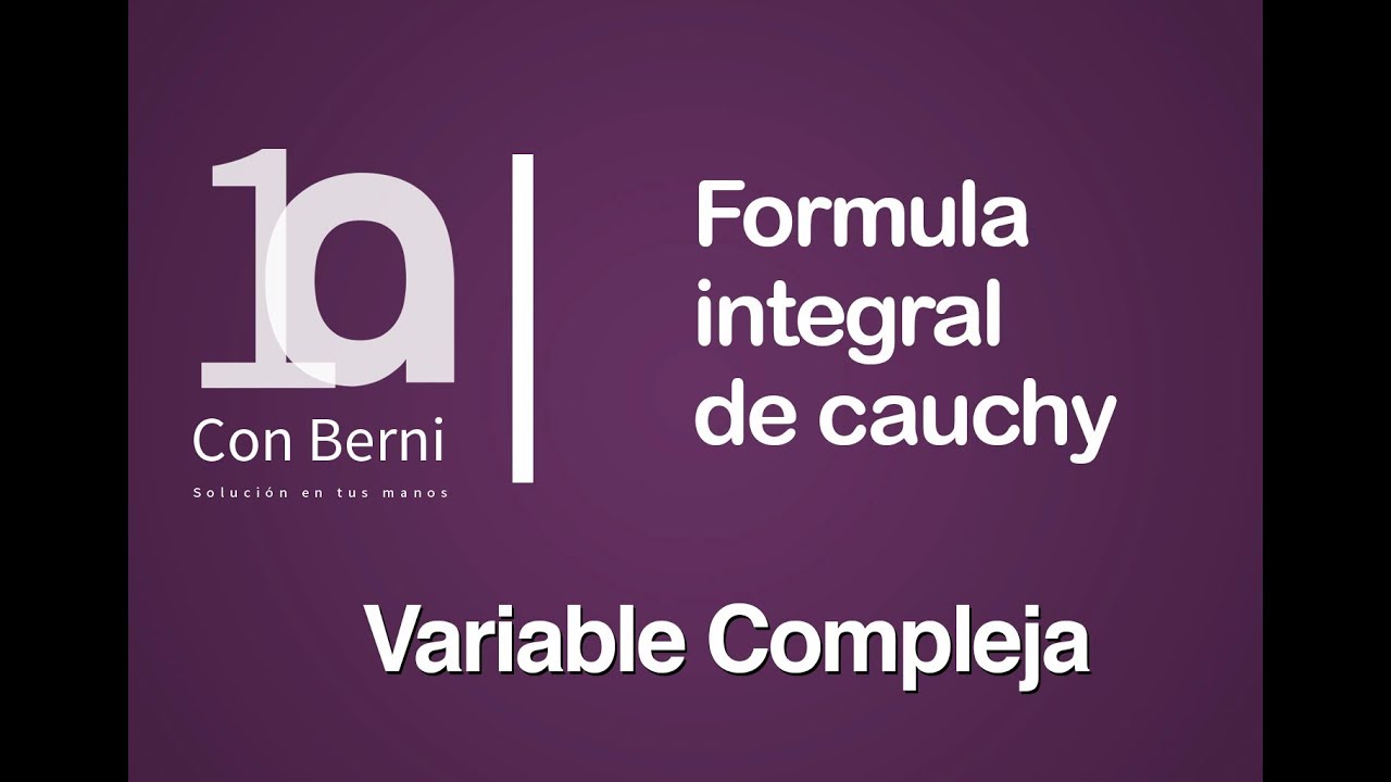 Fórmula integral de Cauchy