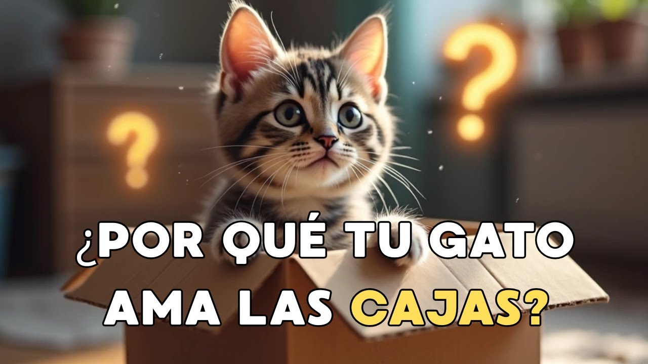 ¿Por qué los 😺 GATOS aman las cajas? #misteriosfelinos #gatoscuriosos