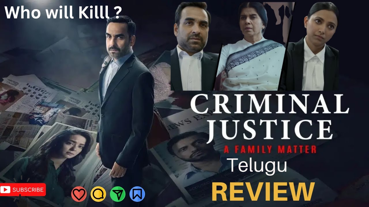 Criminal Justice Season 4 | Pankaj tripathi | Swetha Basu prasad | Jio hot star | Who will kill
