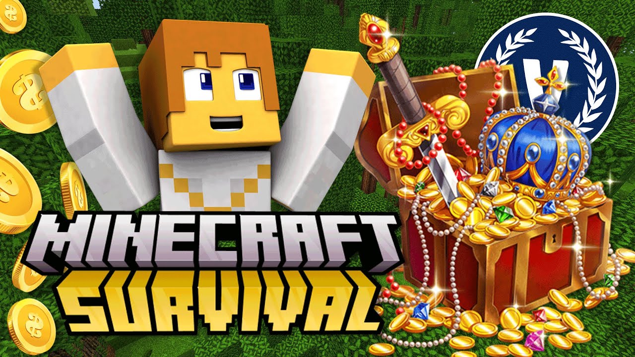 Dubbele schat! - Minecraft Survival - VakoGames
