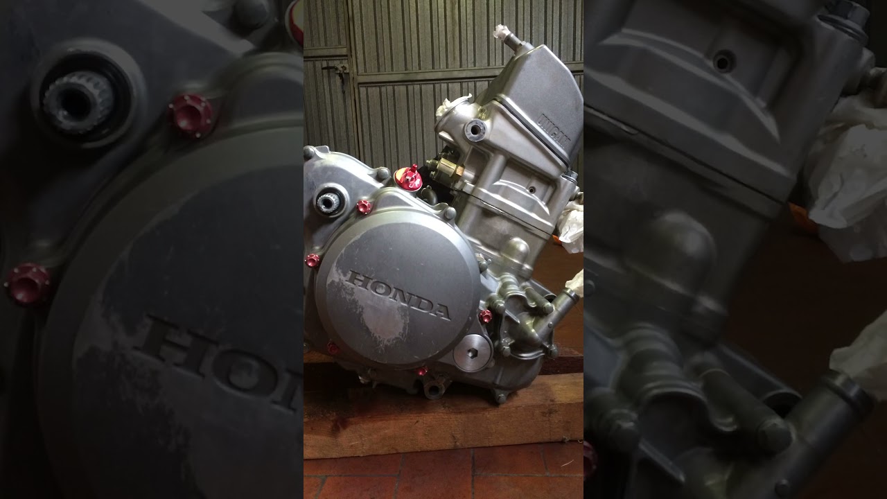 Мотор-кар CRF 250R после капитального ремонта, двигатель засиял! 