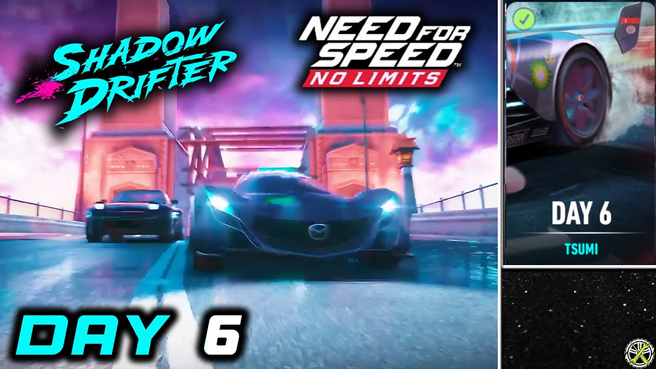 NFS No Limits | Day 6 - Mazda Furai | Shadow Drifter