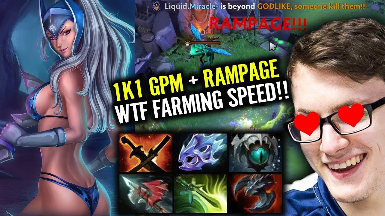 MIRACLE 10000 MMR Fun PUB Golddigger MODE [Luna] 1100 GPM Epic Pro Carry Gameplay