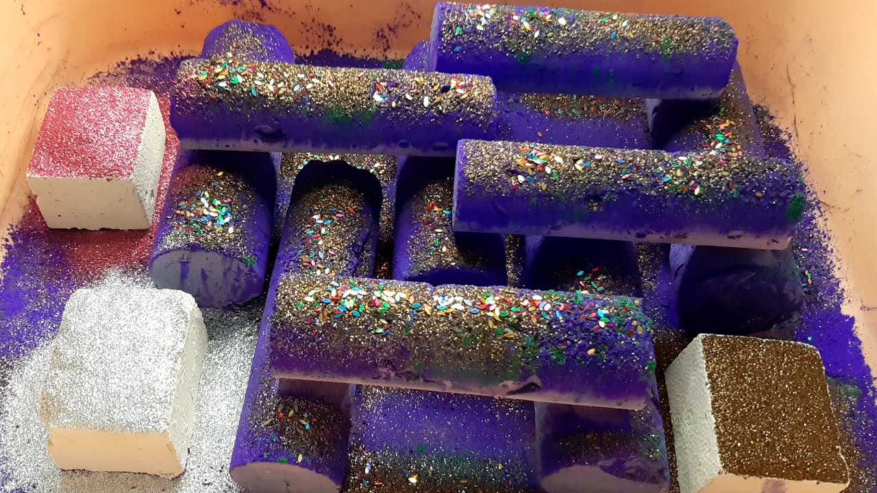 Gym Chalk Reforms Crush HBD @Kirti_ASMR🎉🧁 #gymchalk #reforms #purple #gymchalkblocks #asmrcrumbles