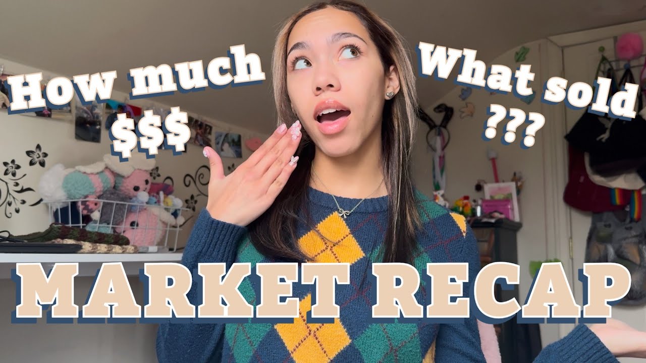 CROCHET VENDOR MARKET RECAP! How much and made?? What Sold??