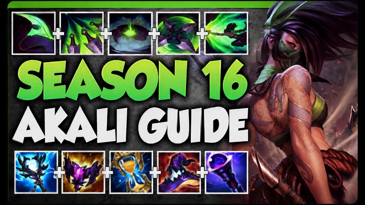 ULTIMATE SEASON 16 AKALI GUIDE (PLAY LIKE A CHALLENGER)