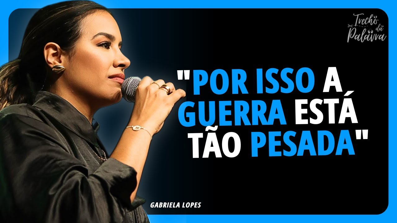 POR TRÁS DA GUERRA, HÁ UM PROPÓSITO MAIOR | Gabriela Lopes