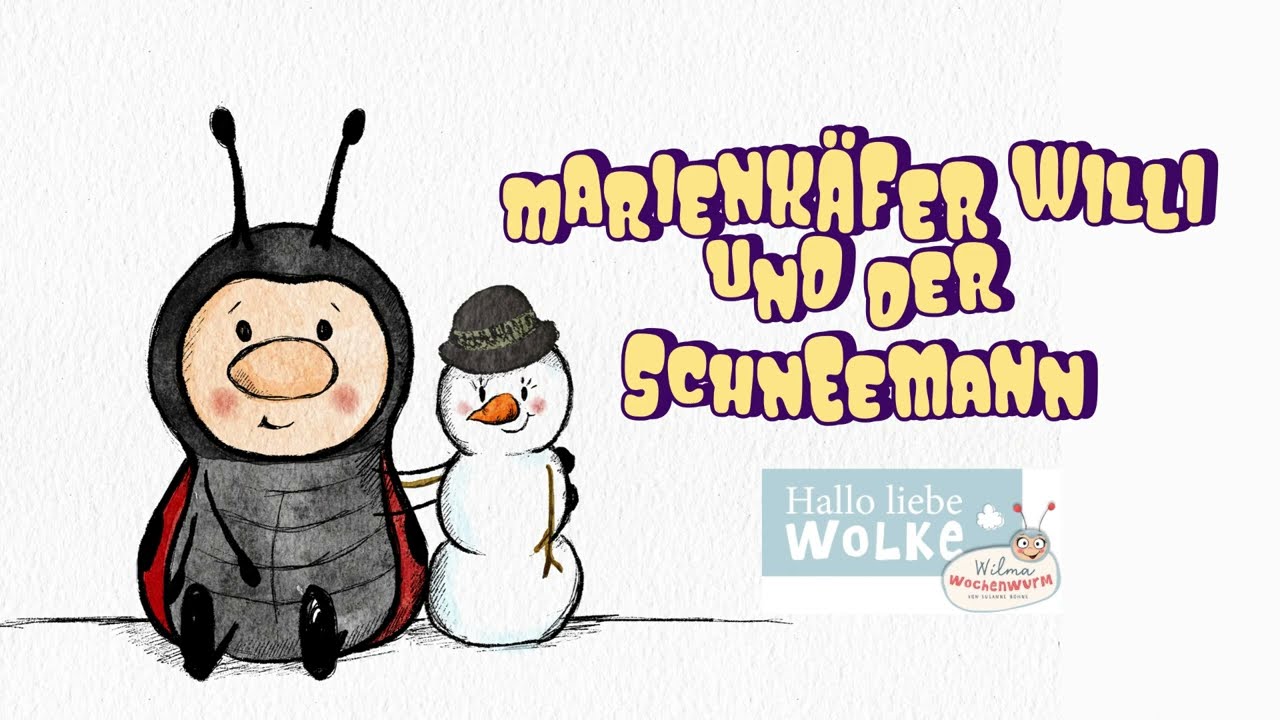 🐞 Marienkäfer Willi und der Schneemann - eine Hörgeschichte für Kinder im Frühling mit Kamishibai