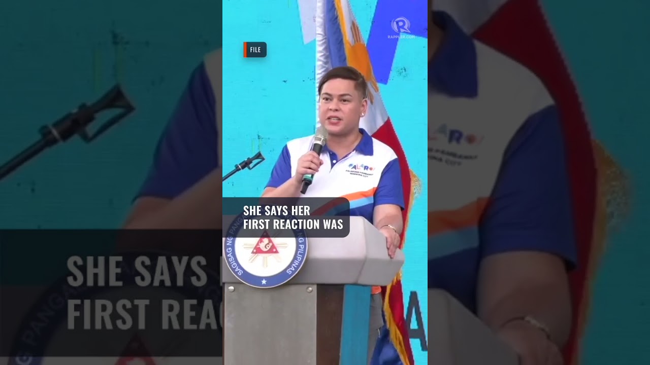 Sara Duterte on viral scolding teacher: She's just human, no penalties for her
