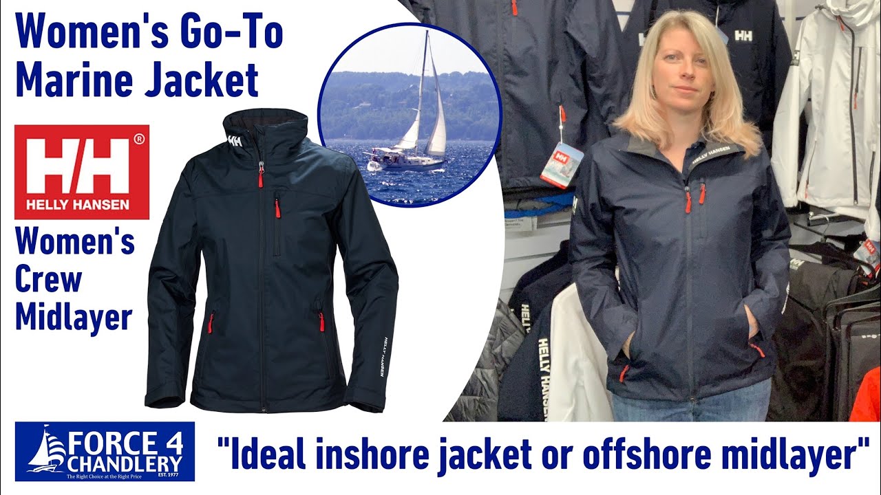 Helly Hansen Crew Mid Layer Jacket for women - features and review. A favourite with clubs & teams