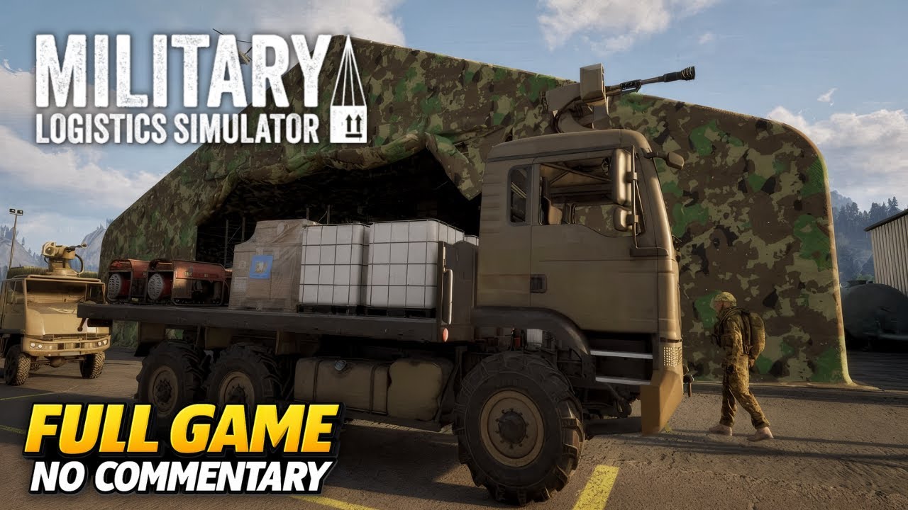 Military Logistics Simulator - FULL GAME Longplay (No Commentary)