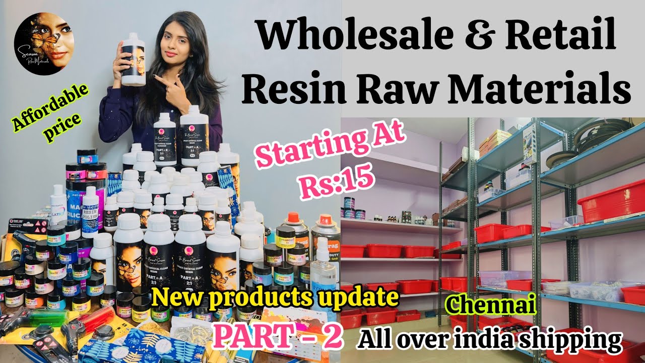 Resin Art Products Chennai | Resin Shop | Resin Art Supplies in Chennai | Resin Raw Materials Season