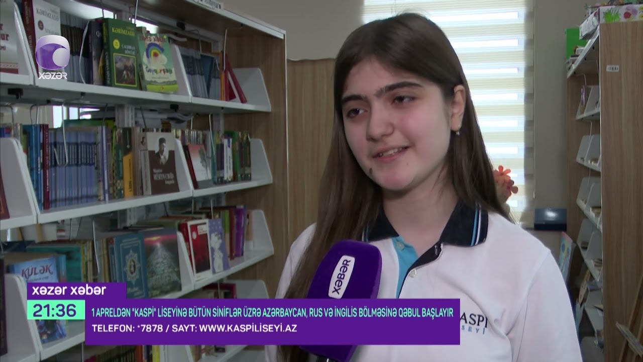 Kaspi Liseyinin şagirdlərinin olimpiada uğurları ilə bağlı Xəzər Tv-nin efirində süjet yayımlanıb.