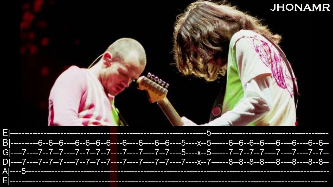 RHCP - By The Way Outro, Live at Makuhari Messe, Japan (2002) - John Frusciante - TABS