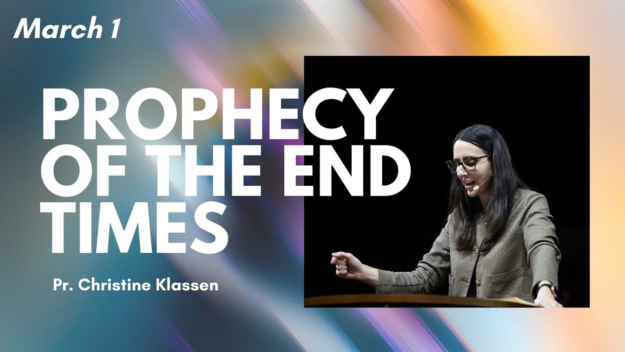 Prophecy of the End Times (Mark 13:1-37) | Pastor Christine Klassen